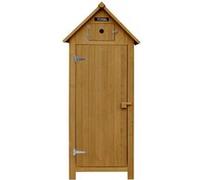 Armoire de Jardin Cabanon - 77 x 54.5 x 179 cm - Marron