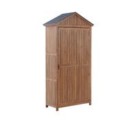 Armoire de jardin en bois 200 x 100 cm SAVOCA