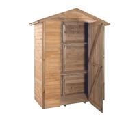 Armoire de jardin en bois MERINA 175 x 83 x H215 cm - Cerland
