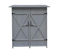 Armoire De Jardin Espacio - 140 X 49 X 162 Cm - Anthracite Gris