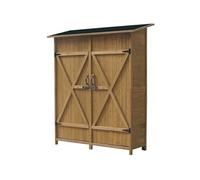 Armoire de jardin "Espacio"- 140 x 49 x 162 cm - Marron