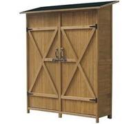 Armoire de Jardin Espacio- 140 x 49 x 162 cm - Marron