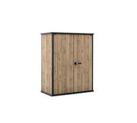 Armoire de Jardin High Store+ 1400L - 140x74x170cm - Aspect Bois - KETER