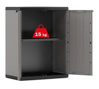 Keter Armoire basse Jolly 9733000 0444 01 Plastique Gris/Noir 68 x 39 x 85 cm
