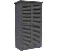 Armoire de jardin Space - 87 x 46.5 x 160 cm - Anthracite