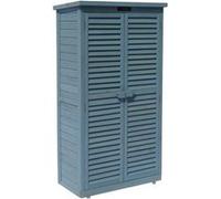 Habitat Et Jardin - Armoire de jardin 'Space' - 87 x 46.5 x 160 cm - Bleu ciel