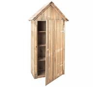 Armoire de Jardin WISSANT Cerland H193 x L93 x P60 cm - Rangement Bois Traité Autoclave