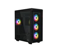 Armoire de Jeu - - BATTLECRUISER II - E-ATX - 4 Ventilateurs ARGB - Verre Trempé Noir