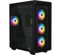 Armoire de Jeu - - BATTLECRUISER II - E-ATX - 4 Ventilateurs ARGB - Verre Trempé Noir