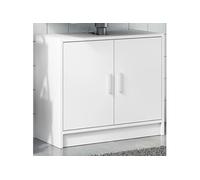Vidaxl Armoire De Lavabo Blanc 63x29x55 Cm Bois D'ingénierie Blanc