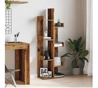 Armoire de livres, Bibliothèque vieux bois 48x25,5x140cm bois d'ingénierie SQZR633870 Home - Living