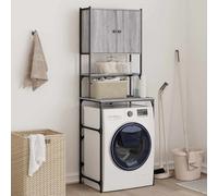 Armoire de machine à laver sonoma gris 68x48,5x194 cm Grey sonoma G