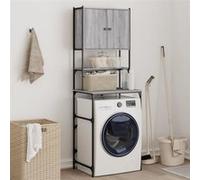 Armoire de machine à laver sonoma gris 68x48,5x194 cm Grey sonoma G