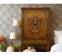 Armoire de mariage Armoire Commode Penderie Meubles asiatique chinois oriental style vintage en bois brun