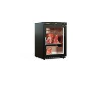 Armoire de Maturation Noire Vitrée 1 Portillon Encastrable Coreco