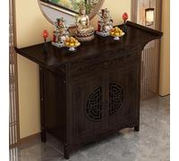 Armoire de méditation - Table d'autel personnelle avec rangement, support pour le jour des morts, encens, décoration d'intérieur de style chinois, piédestal de sanctuaire pour pratiques spirituelles