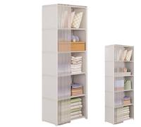 Armoire de placard portable - Étagère à vêtements lourde, portant à vêtements pliable, organiseur non tissé, unité de rangement spacieuse, housse en tissu durable | Idéal pour chambre à coucher, appar