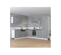 vidaXL Armoire de plancher à tiroir Sonoma gris 60x46x81,5 cm 815577