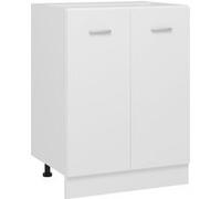 Armoire de plancher Blanc 60x46x81,5 cm Bois d ingénierie Blanc G