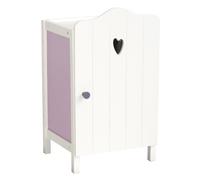 Armoire De Poupée Fienchen - Roba - Bois Blanc/Lilas - Penderie Et Étagère