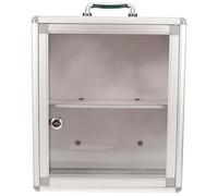 Armoire de Premiers Secours Murale Multi-niveaux | Panneau Transparent, Compartiments Multiples et Rangement Verrouillable, pour Ateliers et Écoles Maternelles