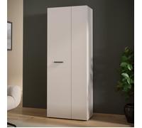 Armoire de rangement - 2 portes- Beige sable - L68,7 x P36,5 x H181,1 cm