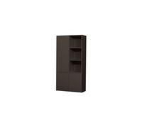 Armoire de rangement 200x100 cm Pin Brun Moyen Merel