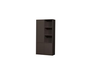Armoire de rangement 200x100 cm Pin Brun Moyen Merel