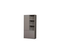 Armoire de rangement 200x100 cm pin gris chaud MEREL