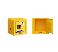 Armoire de rangement anti-explosion pour produits chimiques - Armoire de sécurité pour liquides et acides inflammables dangereux - Casier sécurisé de qualité industrielle et de laboratoire, 180 litres