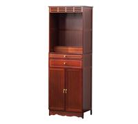 Armoire de Rangement avec Porte, Armoire Pooja, Table de méditation et autel en Bois Massif, Banc de prière Chinois for Salon, Plusieurs Tailles(Brown,50cm)