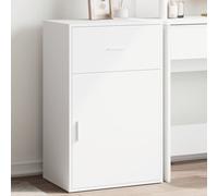 vidaXL Armoire de Rangement Blanc 56,5x39x90 cm Bois d'ingénierie, Buffet, Armoire de Rangement de Cuisine, Armoire de Rangement de Salon
