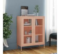 Armoire de Rangement Blanc 80x35x101,5 cm Acier Placard Meuble Salon vidaXL