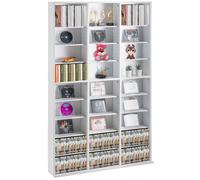 Armoire de Rangement CD/DVD-VEVOR- Réglable avec 27 Compartiments-Étagère à DVD à 9 Couches pour 756 CD