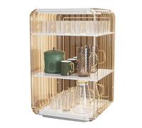 Armoire De Rangement De Bureau pour Tasse à Thé, Meuble De Bar à Café, Support De Tasse à Café pour Comptoir De Cuisine, Support De Bouteille d'eau en Acrylique pour Armoire De Bureau(D)