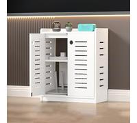 Armoire de rangement de câbles avec porte ventilée pour rangement de routeur dans les espaces de vie