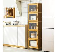 Armoire de rangement de cuisine, garde-manger, armoires autoportantes, buffet avec portes, étagère de rangement de cuisine, étagère de rangement pour épices, casseroles et poêles, armoire pour cuisine