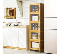 Armoire de rangement de cuisine, garde-manger, armoires autoportantes, buffet avec portes, étagère de rangement de cuisine pour épices, casseroles et poêles, armoire pour cuisine (taille : 43 x 32 x