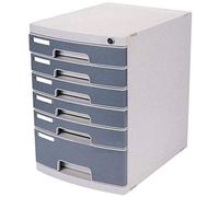 Armoire de rangement de fichiers Boîte de rangement pour armoire de fichiers Le bureau est à six étages Serrure en plastique Type de tiroir Classification des données Armoires de réception Mult
