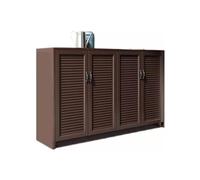 Armoire de rangement de jardin d'extérieur avec grande capacité Armoire de balcon multifonction pour objets divers