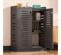 Armoire de rangement élégante pour routeur WiFi avec étagères réglables, design ventilé et gestion des cordons pour la maison, le bureau et le divertissement