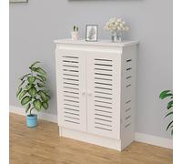 Armoire de rangement élégante pour routeur WiFi - Boîte décorative avec étagères réglables - Gestion des câbles de ventilation - Cachette élégante pour la maison et le bureau - Assemblage facile (50 x