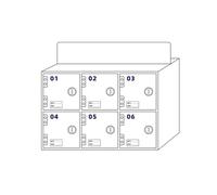 Armoire de rangement en acrylique pour téléphone portable avec portes verrouillables, prison sécurisée pour téléphone portable pour écoles et bureaux, organiseur à 12 emplacements avec deux options de