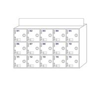 Armoire de rangement en acrylique pour téléphone portable avec portes verrouillables, prison sécurisée pour téléphone portable pour écoles et bureaux, organiseur à 12 emplacements avec deux options de