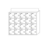 Armoire de rangement en acrylique pour téléphone portable avec portes verrouillables, prison sécurisée pour téléphone portable pour écoles et bureaux, organiseur à 12 emplacements avec deux options de