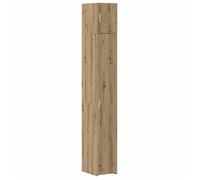 vidaXL Armoire de rangement 3 pcs Chêne artisanal Rangement chic 30 x 42,5 x 225 cm