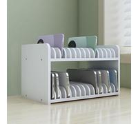 Armoire de Rangement en Bois pour Téléphone Portable, Casier pour Téléphone Portable en oîte de Rangement en Bois à Plusieurs Niveaux pour Bureau et Salle de Classe(White,31x19x19cm)