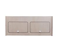 Armoire de Rangement en MDF Placard à Nourriture Accessoires de Cusine Vaisselle - 80cm x 30cm x 30cm - Fermeture Douce Automatique [Trous Pré-Perçés & Fixations INCLUSES] Aménagement Camping-Car Van