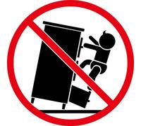 Armoire de Rangement en Métal et MDF avec Deux étagères, Une Armoire Autoportante et Une Sensation Industrielle Urbaine, Facilement Nettoyée pour Le Salon ou L'organisation de