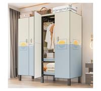 Armoire De Rangement En Tissu, Penderie Avec Housse, Garde-Robe Pliable, Penderie Avec Étagères Et Tringles, Armoires Portable En Toile, Portable Avec Rail De Suspension(B,87x172x52cm/34X68X21IN)